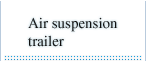 Air suspension trailer