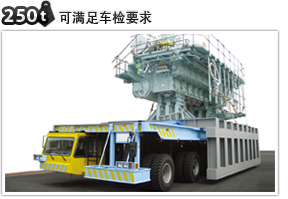 250t 可满足车检要求