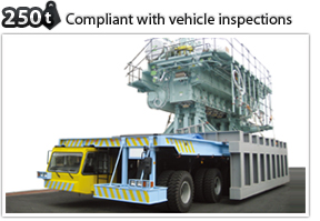 250t Compliant with vehicle inspections